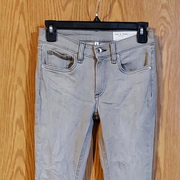 Rag & Bone ankle skinny jeans in Burmese - Picture 4 of 15